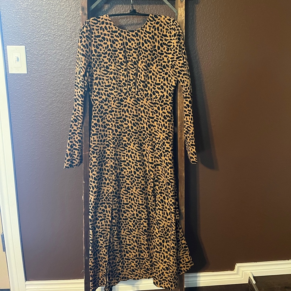 Misguided cheetah print dress